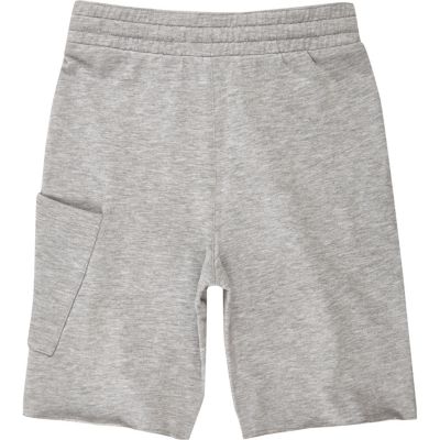 Boys grey marl jersey shorts